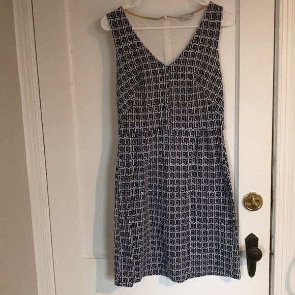 GUC Boden Navy and White Dress - Picture 1 of 5